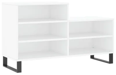 Obrázok produktu pre vidaXL Stojan na topánky biely 102x36x60 cm Drevo Materiál