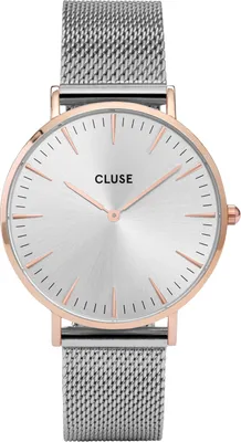 Image de Cluse CL18116 La Bohème Mesh Rose Gold/Silver Armbanduhr