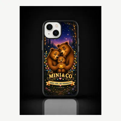 Produktbild von iPhone 14 Hülle Handyhülle Schutzhülle Case mit Mini Motiv – LUNØIR ©