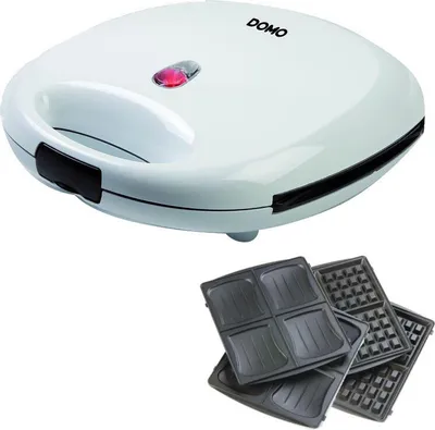 Produktbild von XL 2in1 Sandwich-Toaster + Waffeleisen DOMO DO9046C