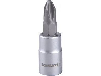 Produktbild von Stecknusskopf Fortum (4701812) Stecknussschraubendreher PH, 1/4", PH 2, L 37mm, CrV/S2