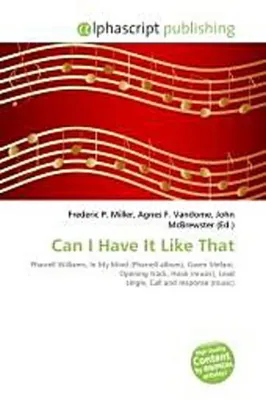 Produktbild von Can I Have It Like That