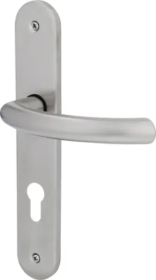 Produktbild von Südmetall Türgriff-Garnitur Langschild Jillian PZ Edelstahl satiniert silber 235 x 40 mm