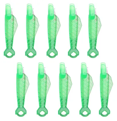 Produktbild von 10 Stück Nadeleinfädler mit Hakenmechanismus, 3,1 cm lang, Nähzubehör