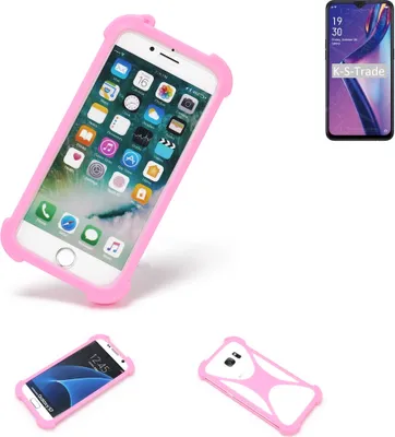 Produktbild von K-S-Trade Handy Hülle kompatibel mit Oppo A12s Schutz Hülle Bumper Silikon Schutz Hülle Cover Case Silikoncase Silikonbumper TPU Softcase