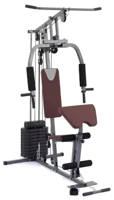 Produktbild von Multifunktionaler Kraftturm Gym GX1, 131x103x203 cm, 100 kg Belastbarkeit, 45 kg Gewichte