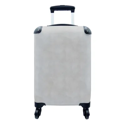 Produktbild von MuchoWow® Koffer Handgepäck Trolley Rollkoffer Kleine Reisekoffer mit 4 Rollen - Stein - Muster - Beton - Cabin Size < 55x40x23 cm & 55x40x20 cm - Fotokoffer - Kabinenkoffer - Boardgepäck - Reise-Box - Reisekoffer - Reisegepäck - Koffer mit Bild - Trolley für Kinder