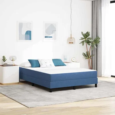 Productafbeelding van Maison Exclusive - Bedmatras met matraskussen, blauw, 140 x 200 cm, stof