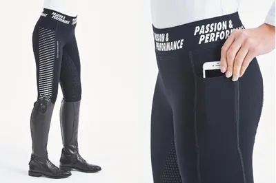 Produktbild von Busse Reitleggings Reit-Tights PERFORMANCE, Farbe:Schwarz, Größe:36