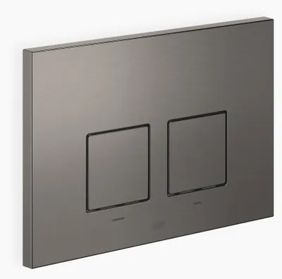 Immagine prodotto di Plaques de déclenchement Dornbracht pour réservoirs de chasse encastrés, angulaires, 12665980-99, 12665980-99