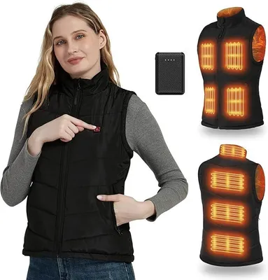 Obrázek produktu pro Dámská vyhřívaná vesta FERNIDA USB, 8 topných zón, zimní, velikost XL