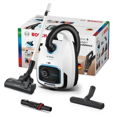 Produktbild von Bosch Serie 6 BGB6SIL1 - 700 W - Zylinder-Vakuum - Trocken - Staubbeutel - 4 l - HEPA