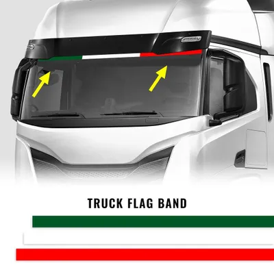 Image de Fasce autocollant tricolore italien