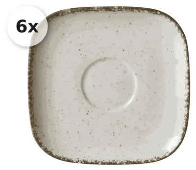 Produktbild von Untertassen zur Kaffeetasse 6er Set Casa creme