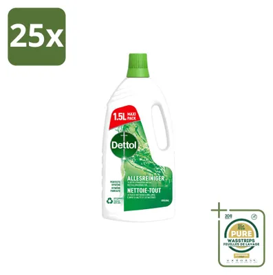 Produktbild von 25 x Dettol Original Allesreiniger - 1,5 l - Vorratspackung - 25 Stücke