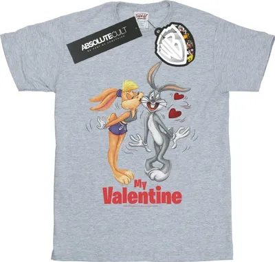 Produktbild von Looney Tunes - "Valentine's Day" T-Shirt für Damen BI32106 (M) (Grau)