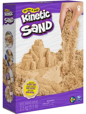 Imagen del producto de Arena cinética - color marrón natural (2,5 kilogramos de arena)