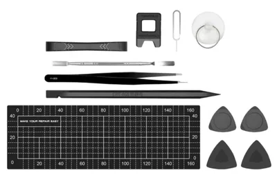 Produktbild von PCWork, PCW08C, Hochwertiges Handy-Reparaturzubehör-Set, 12-teilig
