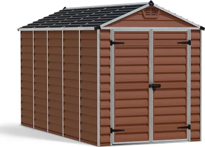 Produktbild von Palram - Canopia Kunststoff Gerätehaus Skylight 612 bernstein 379x185x217cm