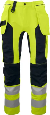 Produktbild von Arbeitshose Modell 6513 Warnschutz Cordura-Stretch Nageltaschen Knieverstärkungen