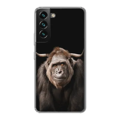Produktbild von MuchoWow® Handyhülle Schutzhülle Hülle für Samsung Galaxy S22 Plus Affe - Schottischer Highlander - Schwarz Silikon Softcase Handy Hülle - Schutzabdeckung
