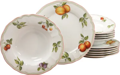 Produktbild von CreaTable, 17031, Flora Orchard, Tafelservice 12-tlg , Porzellan