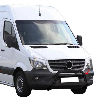 Immagine prodotto di Barra di protezione del paraurti anteriore per Mercedes Sprinter 2013-2018 ø63mm acciaio nero
