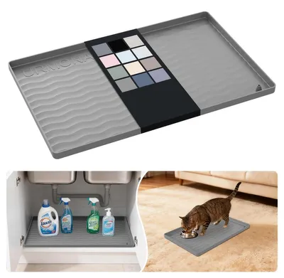 Productafbeelding van Onderkastmat siliconen - Lekbak - 30 x 48 cm - Waterdicht