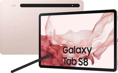 Produktbild von Samsung Galaxy Tab S8 SM-X706B, 27,9 cm (11"), 2560 x 1600 Pixel, 128 GB, 8 GB, 2,4 GHz, Gold, Pink