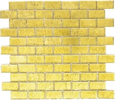 Produktbild von Glasmosaik XCM 8GO35 gold 30x30 cm