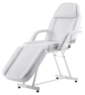 Produktbild von Cosmetica Ligstoel – Behandlungsliege für Massagen – Salonanwendungen – Verstellbar bis 180 Grad – 150 x 81 x 131 cm – Weiß