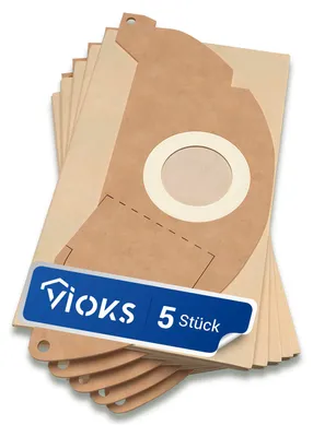 Produktbild von Filtertüte 5x passend wie Kärcher 69043220 Staubsaugerbeutel für Mehrzwecksauger