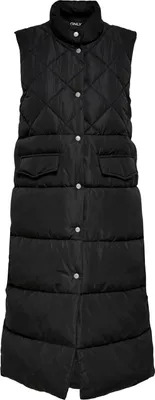 Produktbild von ONLY Lange Puffer Weste Wattierte Stepp Jacke ohne Ärmel und Kapuze ONLSTACY Größe: M