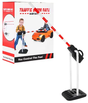 Produktbild von Verkehrsschranke für Kinder ab 3 Jahren, manuelle Steuerung, Spielen als Verkehrshelfer + Fahrstunden