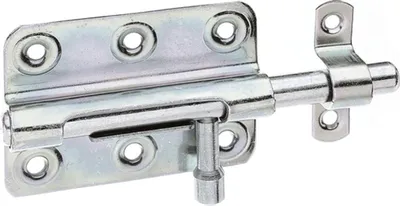 Produktbild von GAH-Alberts Bolzenriegel mit rundem Griff, Riegel, Stahl, Draußen, Gelb, 59 mm, 80 mm