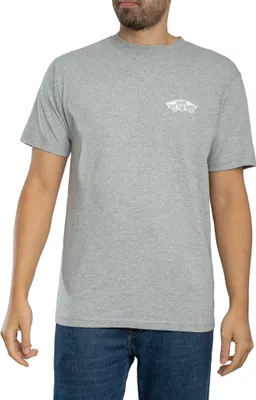 Produktbild von Vans Doppeltes Standard-T-Shirt mit Rückenlogo, Grau XXL