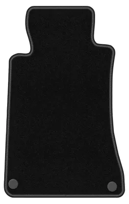 Immagine prodotto di Tappetino guidatore in moquette per Mercedes C W203 2000-2008 (coupé) – 1 pezzo, nero, su misura – Wielganizator BASIC