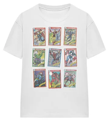 Produktbild von Marvel - "Grid" T-Shirt für Damen TV36538 (XXL) (Weiß)