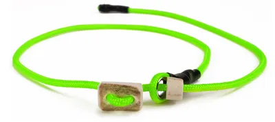 Produktbild von Mystique® Field trial Kurzführer 4mm mit Zugbegrenzung 80cm neon grün