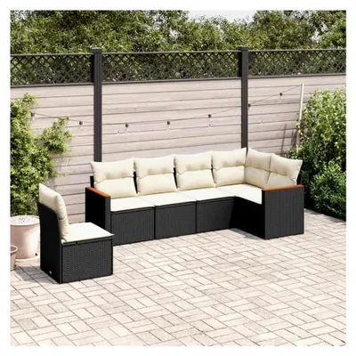 Produktbild von Ecklounge für den Balkon mit Stauraum, Gartenlounge, Rattan Sofa, Outdoor Sitzecke, Balkonmöbel