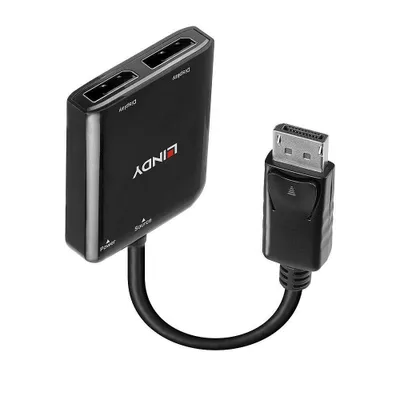 Obrázok produktu pre Rozbočovač rozhrania Lindy 38430 DisplayPort 21600 Mbit/s čierny