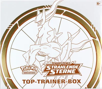 Produktbild von Pokemon Sammelkartenspiel: Top-Trainer-Box SS9: Strahlende Sterne (+)