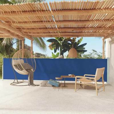 Immagine prodotto di Maison Exclusive - Tenda da sole laterale estensibile 117x600 cm, blu