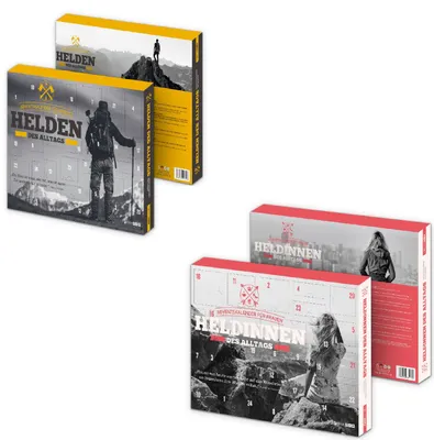 Produktbild von itenga Adventskalender Set Helden & Heldinnen (gelb und rot)