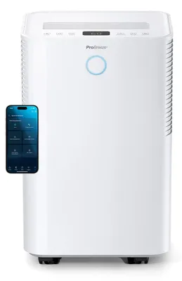 Productafbeelding van Luchtontvochtiger ontvochtiger - 20 liter per dag - WiFi-app - Wasdroogstand