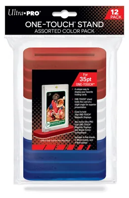 Produktbild von Ultra Pro - One-Touch Stand 35pt Assorted Color 12-pack