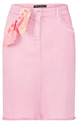Produktbild von Betty Barclay Jeansrock mit geradem Schnitt, 5-Pocket, Mid Waist, 58 cm Länge