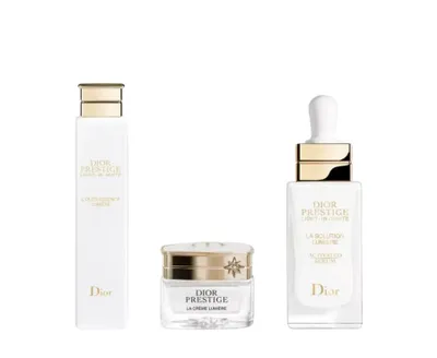 Produktbild von Christian Dior Set Christian Dior: Prestige Light-In-White, aufhellendes Serum für das Gesicht, 30 ml + Prestige Light-In-White, aufhellende Creme für das Gesicht, 30 ml