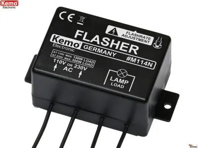 Image de Kemo FEUX CLIGNOTANTS AVEC FONCTIONNEMENT RÉGLABLE