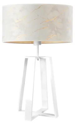 Zdjęcie produktu dla Lampka nocna na biurko lampa biurkowa LED z abażurem walec 40cm WENIS
